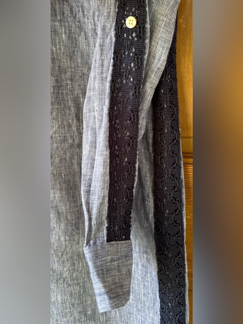 Ann Taylor Linen Button Front Dress S - Picture 5 of 8